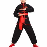 besbomig Tradicional Ropa Tai Chi Uniformes Niños Adulto – Traje de Kung Fu Artes Marciales