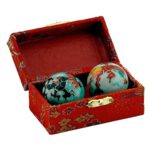 Chinese Health Balls with Chimes; with Dragon(Power & Phoenix(Happiness & Luck) Symbols