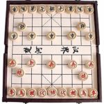 Gobus Juego de ajedrez Chino en una Caja Plegable Juegos de Viaje Juegos de Xiangqi