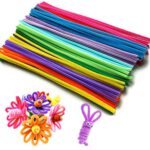 Limpiapipas , Limpiadores de Pipa Tallos de Chenilla Colores Variados para Manualidades 6mm*30cm 200 piece
