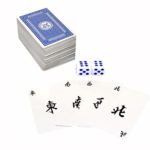 Lopbinte 144 Piezas /Juego Mah Jong Mahjong De Papel Juego De Naipes Chinos