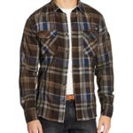 Brandit Checkshirt Cotton Crashed Camisa para Hombre