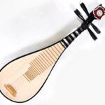 Calidad Marca nuevo tamaño de viaje pipa instrumento chino Laúd guitarra w/accesorios