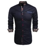 Coofandy Camisa Casual Manga Larga para Hombre de Moda